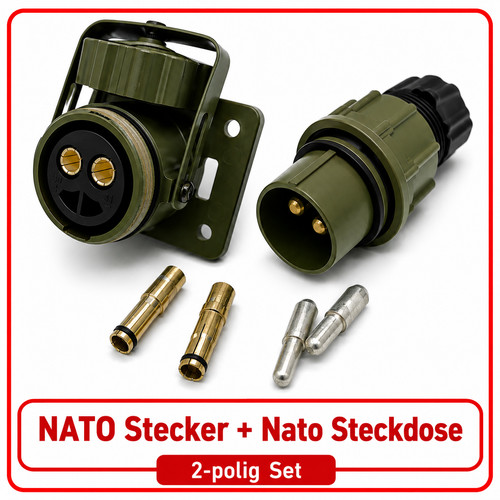 Polige nato steckdose - nato, mit