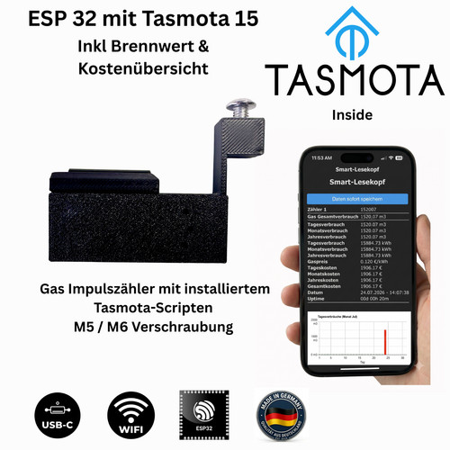 Tasmota gaszähler - tasmota,
