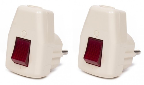 Schukostecker mit schalter - schukostecker,